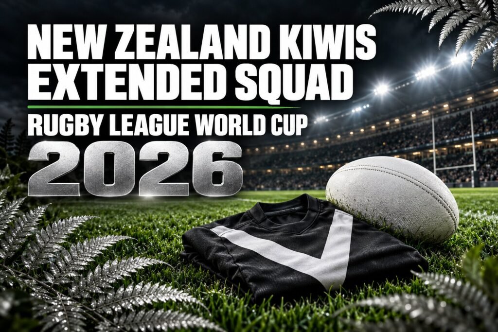 New Zealand Kiwis Extended Squad for Rugby League World Cup 2026