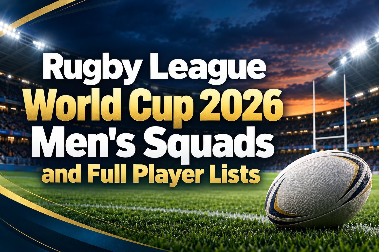 Rugby League World Cup 2026 Men’s Squads and Full Player Lists